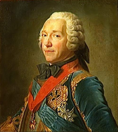 Charles Louis Auguste Fouquet de Belle-Isle, Duc de Belle-Isle, maréchal de France - par Maurice Quentin de La Tour (exposé au Salon de 1748) - Collection particulière
